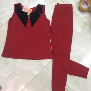 Đồ bộ thun cát hàn 2 size 40 đến 65kg
