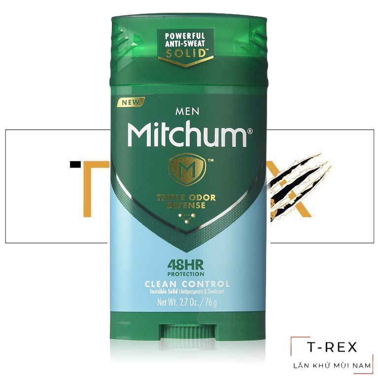 [Thể Thảo] Lăn Sáp Khử Mùi Nam Mitchum CLEAN CONTROL 76g