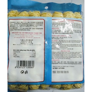 Bịch mì trứng Thanh Tân 500gr