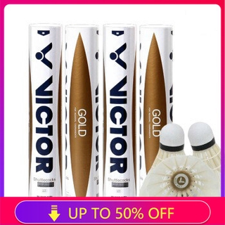 Quả cầu lông victor số 1 quả cầu lông vàng quả cầu lông vịt victor số 1 hàng đầu 12 chiếc