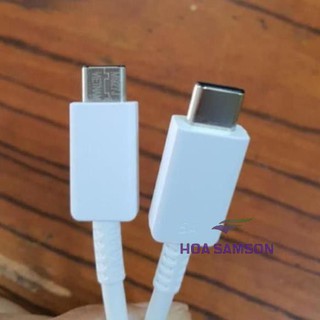 Cáp sạc nhanh Sam sung Note 10 zin công ty chân TypeC (C To C)