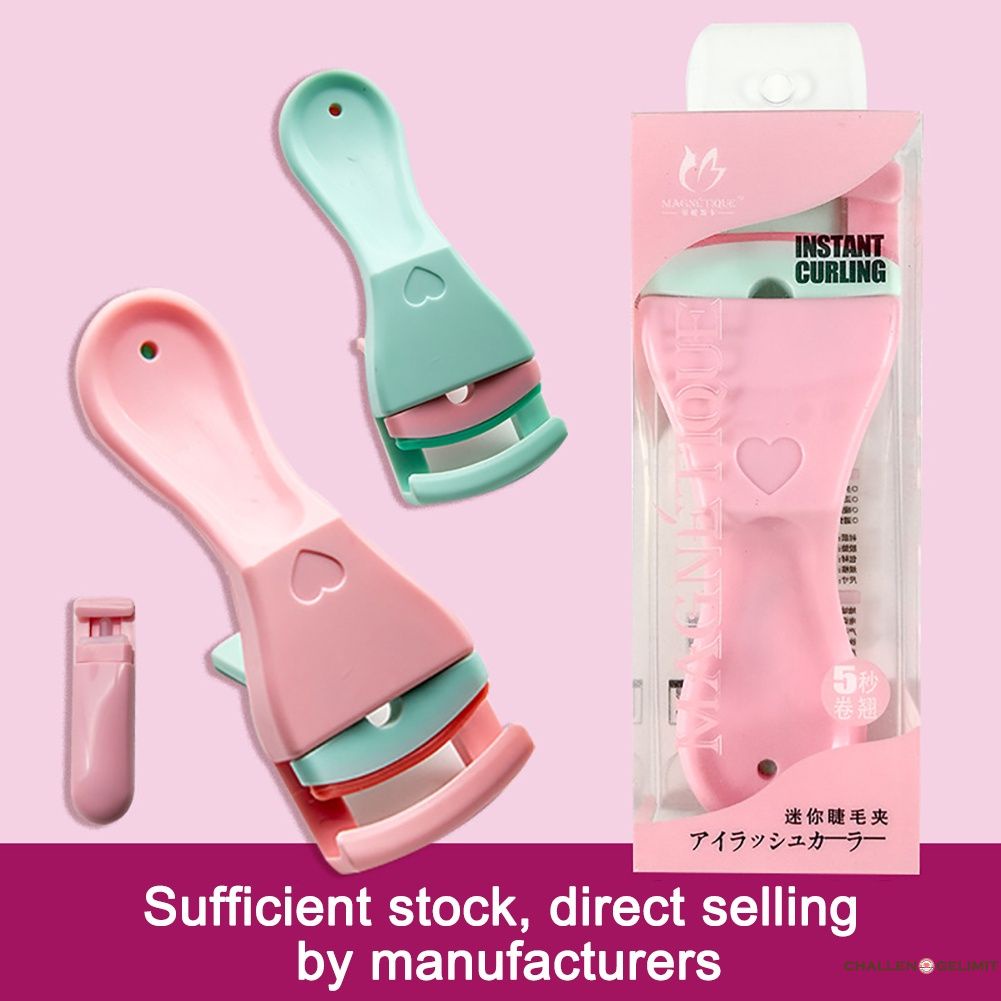 [Hàng mới về] Kẹp bấm mi tay cầm bằng nhựa PVC mini | BigBuy360 - bigbuy360.vn