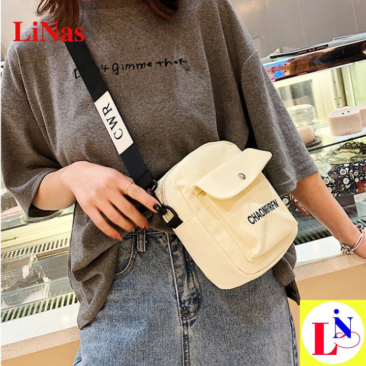 Túi đeo chéo nữ thời trang, xinh xắn nữ tính ulzzang hàn quốc BL136 LiNas | BigBuy360 - bigbuy360.vn