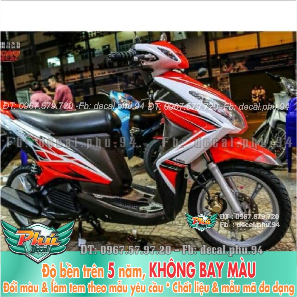 Tem Rời Luvias Trắng đỏ (K)