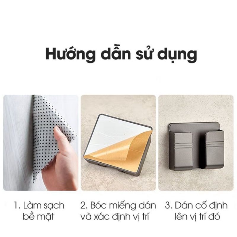 Kệ dán tường giá đỡ điện thoại, giá đỡ điều khiển