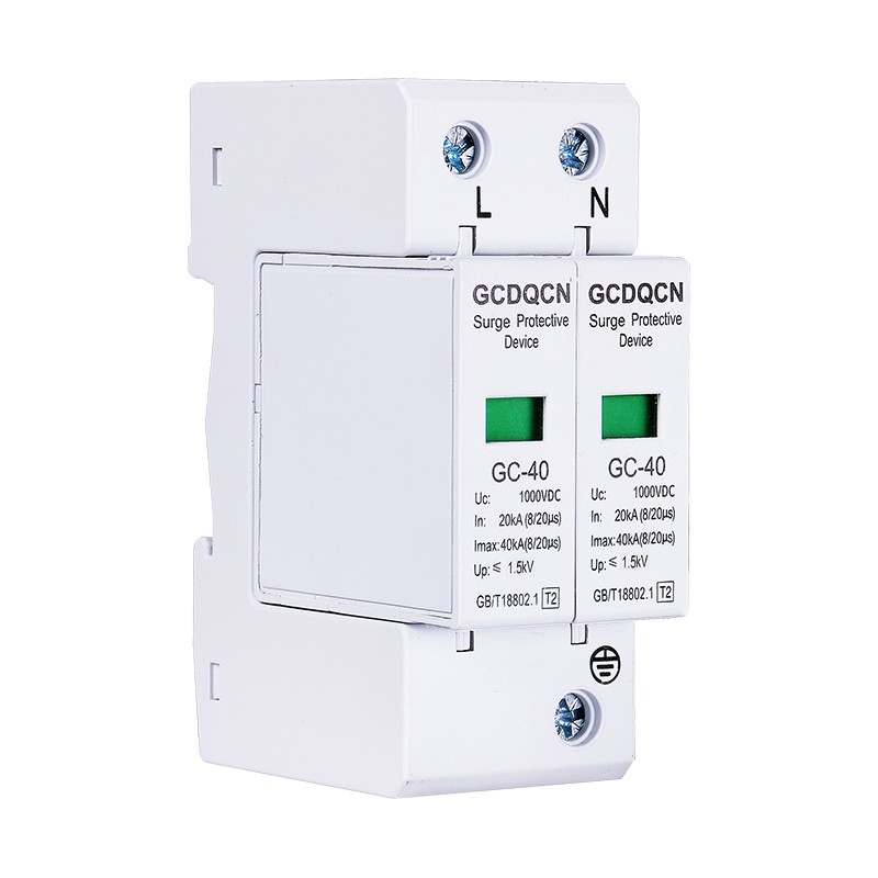 Chống sét điện năng lượng mặt trời DC 1000V 40KA 2P - thiết bị chống sét QCDQCN - chống sét DC