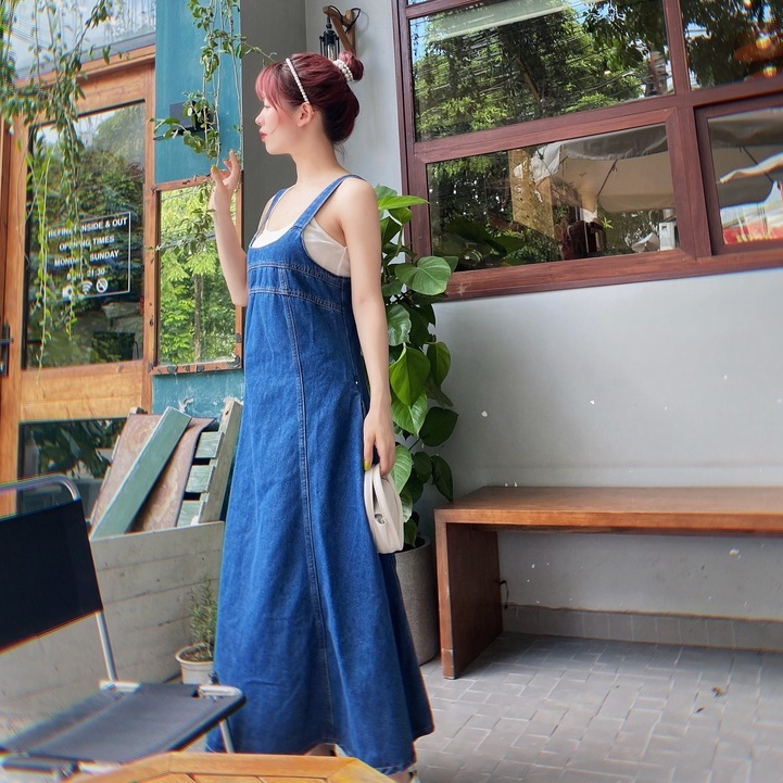 Đầm Yếm Bò Chữ A