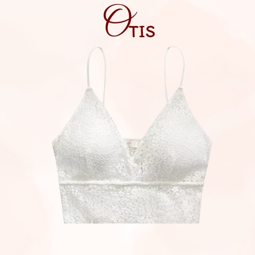 Áo Ngực Ren 2 Dây Dáng Dài Không Gọng Ren Hoa Kiểu Bralete OTIS - 066