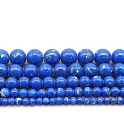 Chuỗi Hạt Đá Ngọc Lam Tự Nhiên Hình Vỏ Sò 4-12mm Dùng Làm Vòng Đeo Tay diy