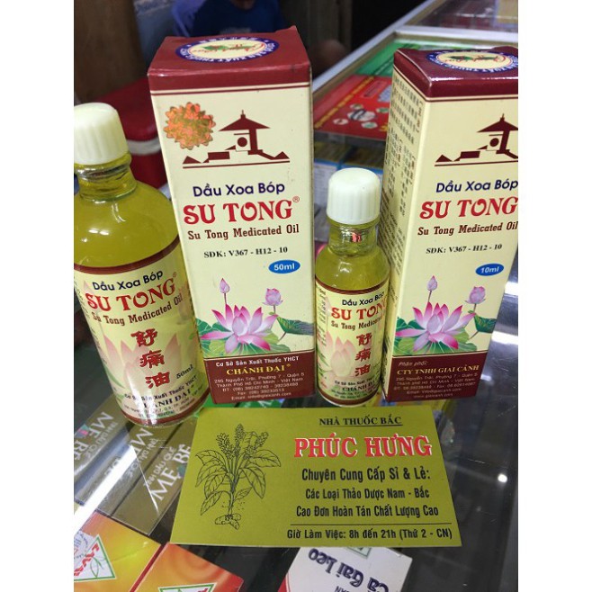 Dầu xoa bóp SuTong_50ml