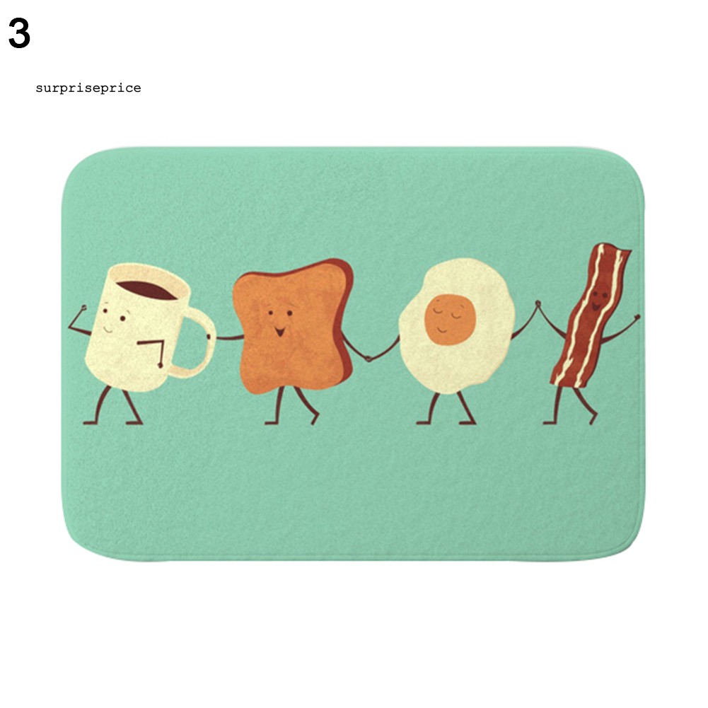 Thảm trải sàn chống trượt in hình hoạt hình xinh xắn