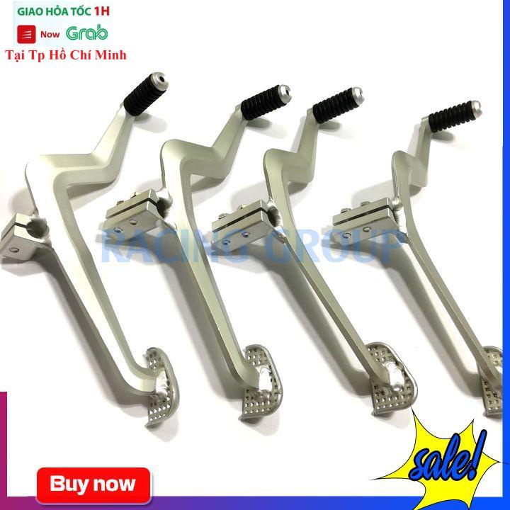 Cần Số 2 Chiều Xe Máy Ex150 Ktech Sấm Sét Màu Bạc