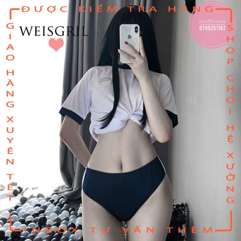 Bộ quần áo mặc ngủ kiểu đồng phục thể dục hóa trang nữ sinh Nhật Bản  - hot tiktok | BigBuy360 - bigbuy360.vn