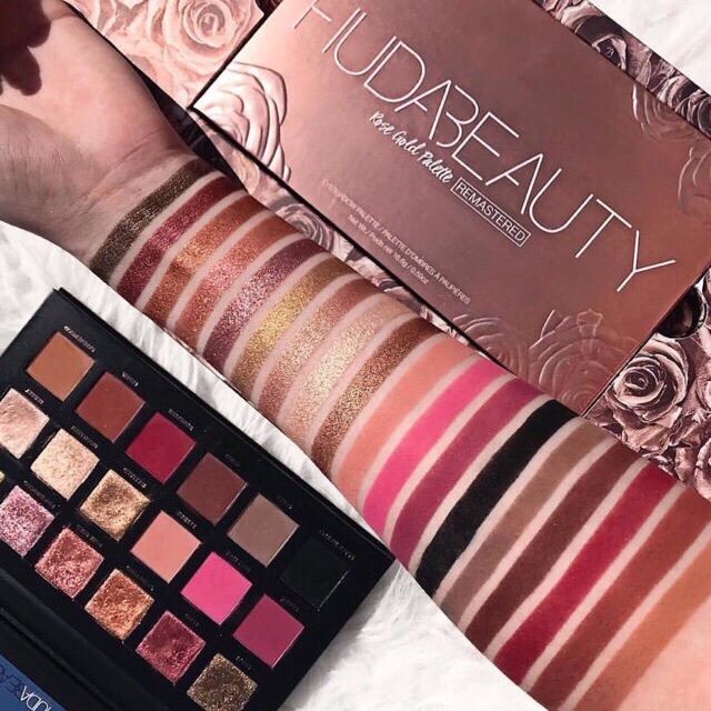 [CÓ SẴN]🌹 Bảng phấn mắt Huda Beauty Rose Gold Palette và Desert Dusk Palette🌹