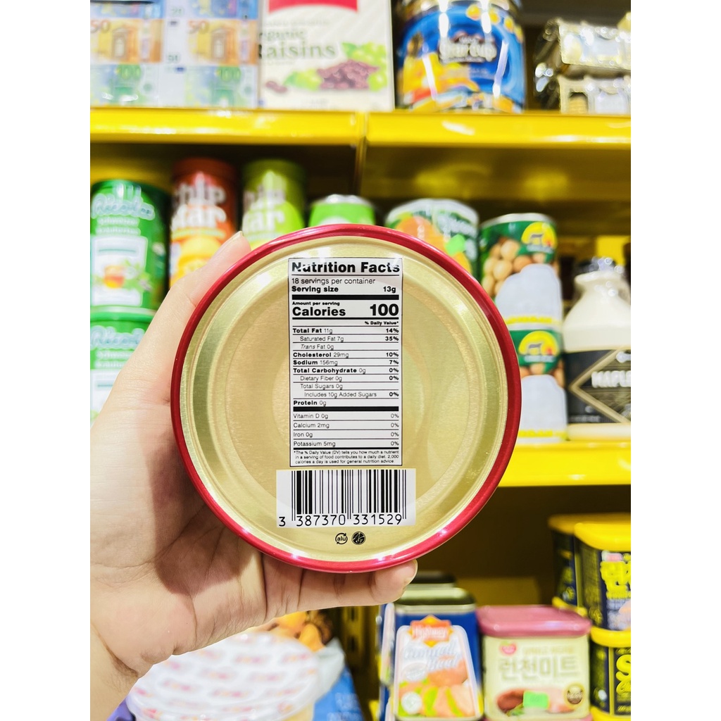 [THÙNG 24] Bơ Pháp Bretel 250g Bơ Đông Tiền Pháp Nhập Khẩu Chính Hãng - Pháp