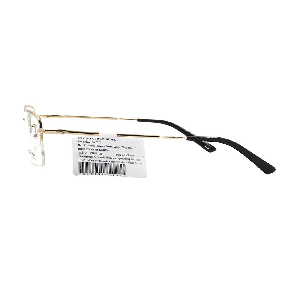 Gọng kính nam nữ Exfash EF37590 màu sắc thời trang