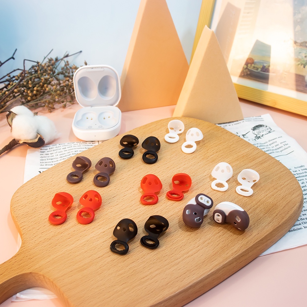 Bộ 8 Cặp Vỏ Bọc Tai Nghe Bluetooth Samsung Galaxy Buds Live Bằng Silicon Chống Thất Lạc