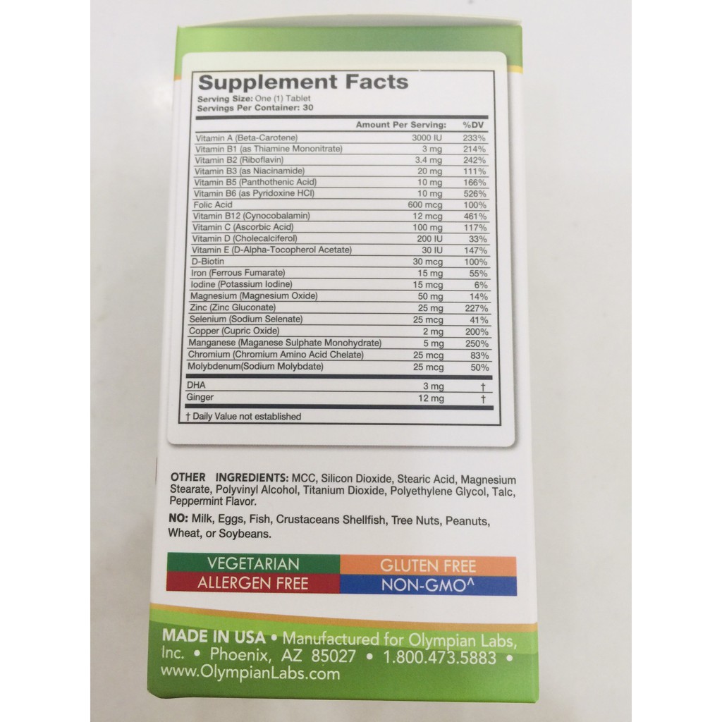 F1 Care Complex – Vitamin tổng hợp số 1 cho bà bầu