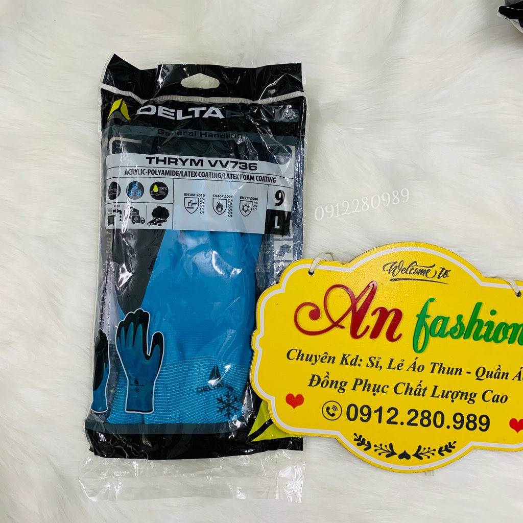 Găng tay kho đông lạnh âm 30 độ Deltaplus VV736 hàng nhập khẩu pháp _ Hình chụp thật