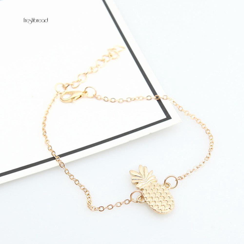 Lắc chân mặt hình quả dứa phong cách thời trang | BigBuy360 - bigbuy360.vn