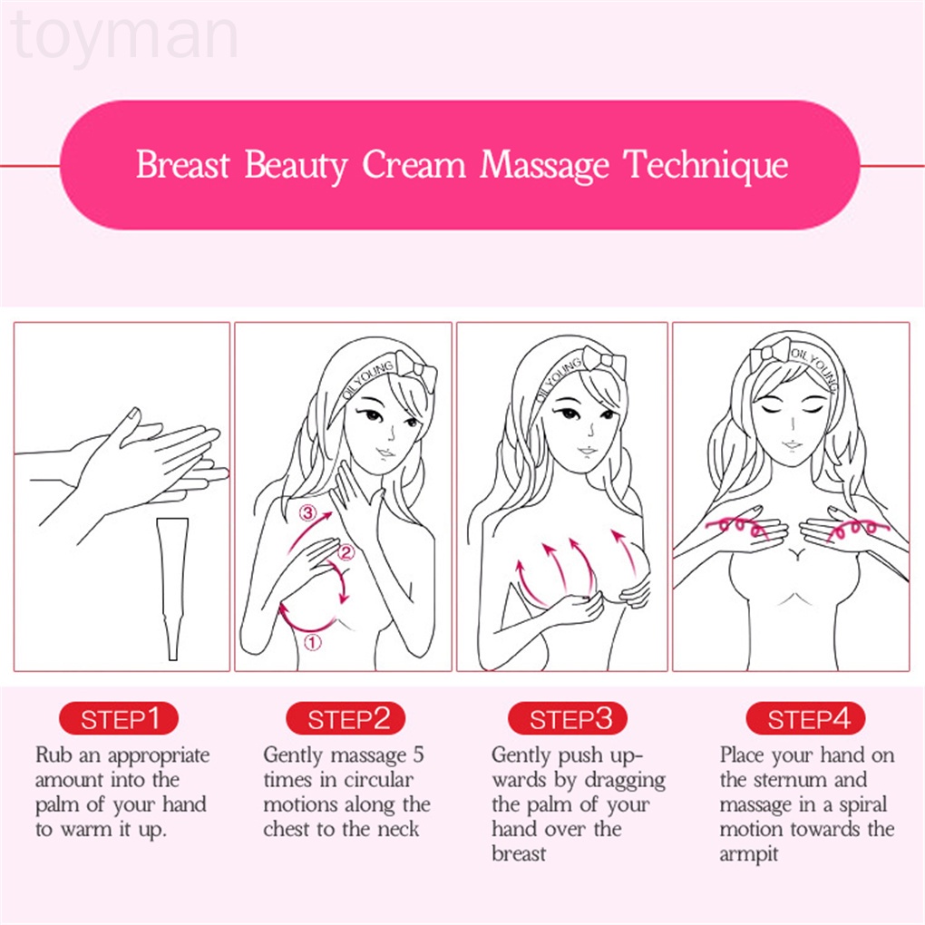 [Hàng mới về] Kem mát xa nâng ngực dưỡng ẩm chăm sóc da 15g