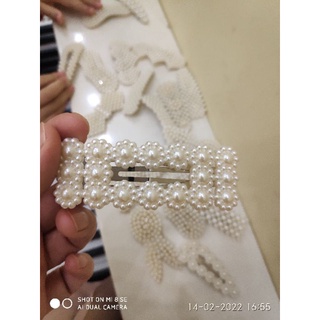 Cặp tóc ngọc trai phong cách Hàn Quốc