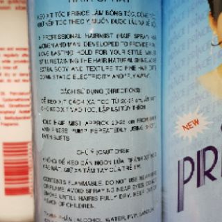 Keo xịt tóc Thu Ngọc PRINCE Saigon 270 ML