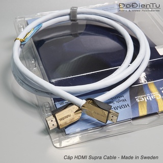 Cáp HDMI Supra 2.1 UHD 8K - Made in Thuỵ Điển - Phân phối chính hãng