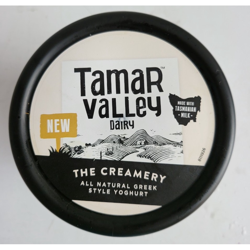 [Hộp 700g – DÂU] SỮA CHUA KIỂU HY LẠP VỊ KEM DÂU [Australia] TAMAR VALLEY Strawberry Cream Greek Style Yoghurt (nw0)