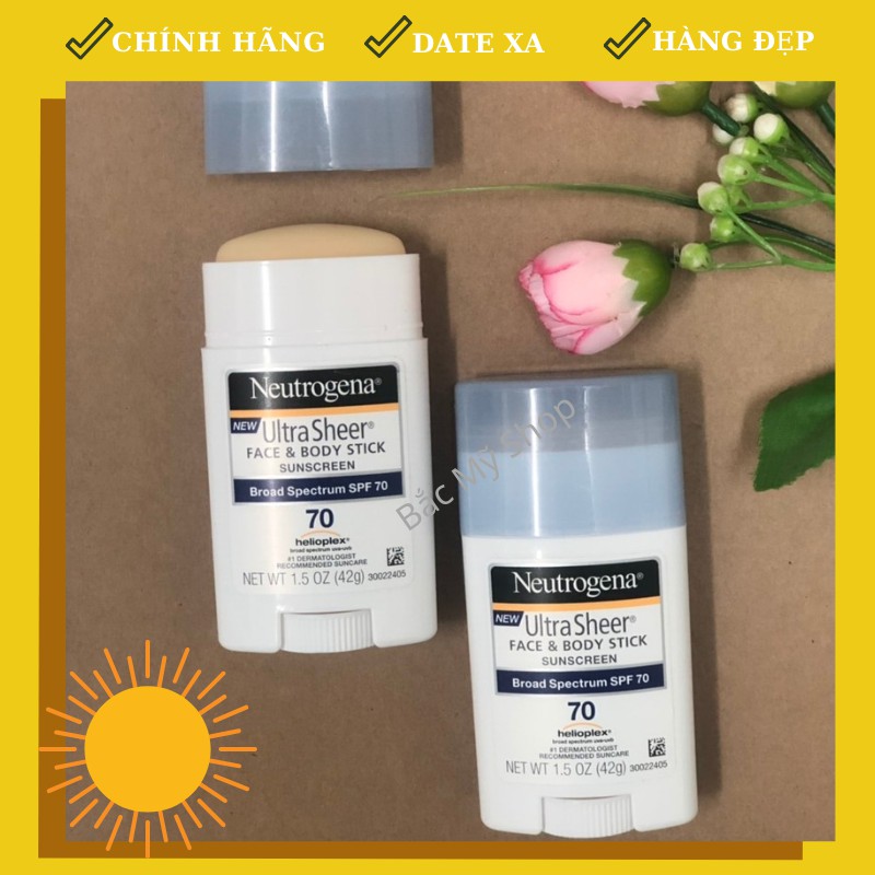[HÀNG MỸ] Sáp chống nắng Neutrogena Ultra Sheer Face Spf 70 | BigBuy360 - bigbuy360.vn