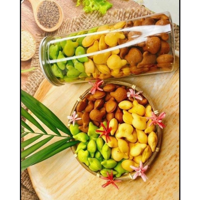 Bánh gấu nhân kem mix 3 vị lon lớn siêu chất lượng, thơm ngon, béo ngậy, đồ ăn vặt tuổi thơ - Ăn vặt Thi Thi