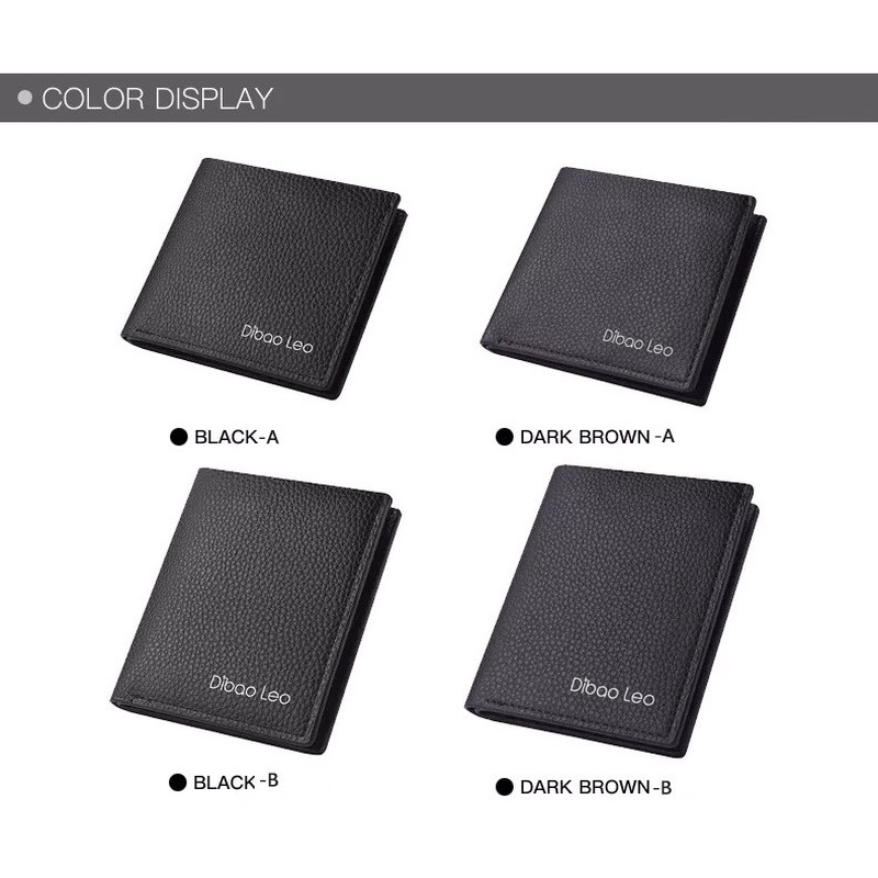 Cloves Ví Da Ngắn Gập Đôi Thời Trang Lịch Lãm Cho Nam