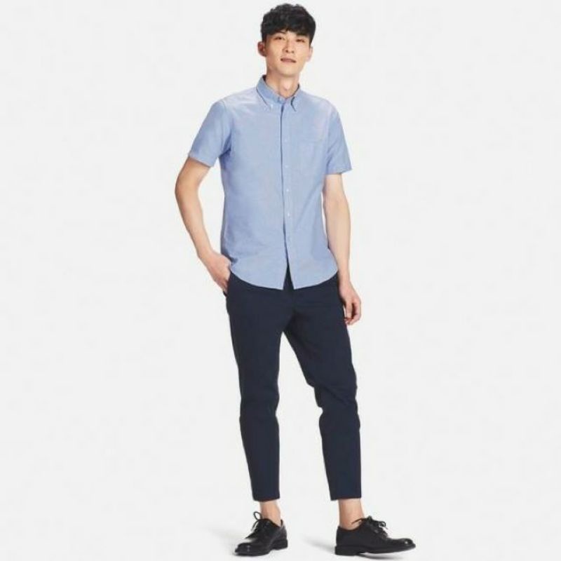 [Thanh Lí Tồn Size L]Áo Sơ Mi Nam Cộc Tay Uniqlo Oxford Vải Thoáng Mát ,Thấm Hút ,Lịch Lãm | BigBuy360 - bigbuy360.vn