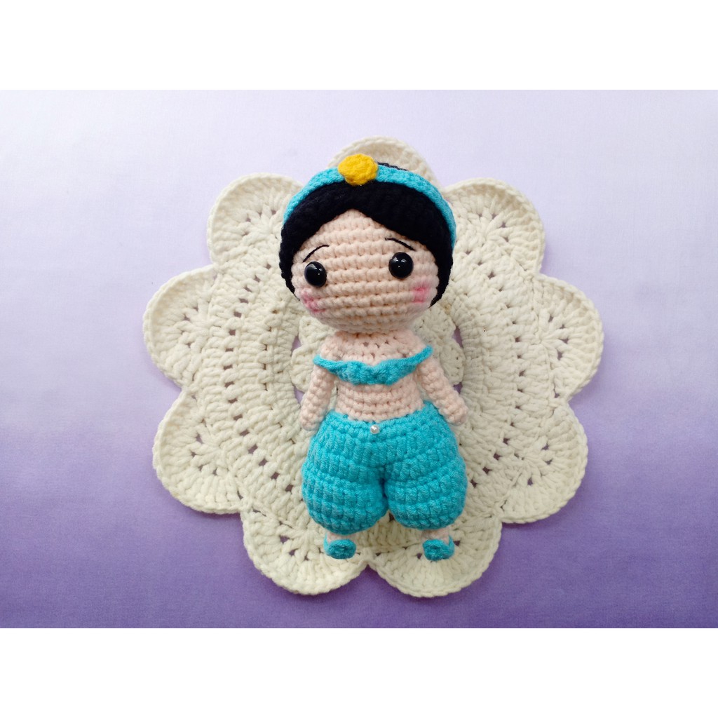 Tiều Thư Jasmine Trong Aladin Và Cây Đèn Thần - Thú Len Handmade