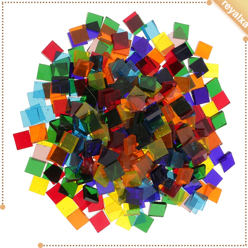 160g Hạt Gạch Màu Sắc Trong Suốt Dùng Làm Đồ Thủ Công DIY