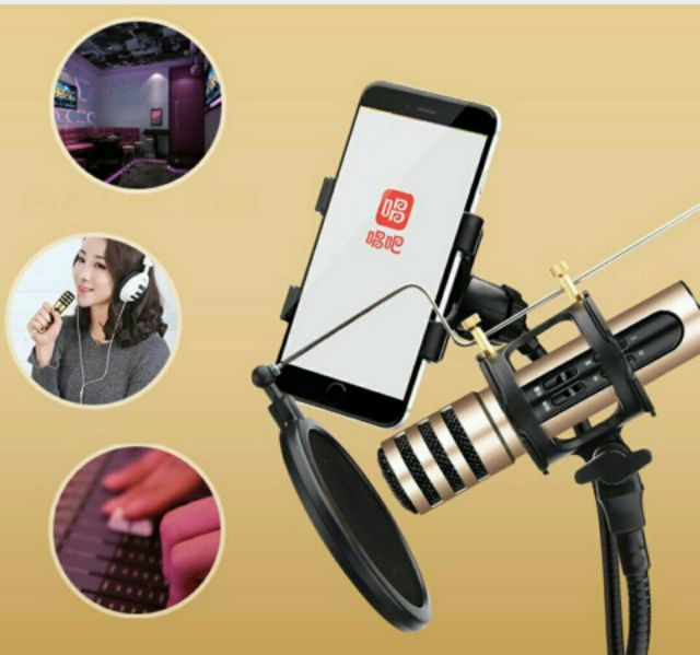 Micro karaoke live stream 3 in 1 trên điện thoại