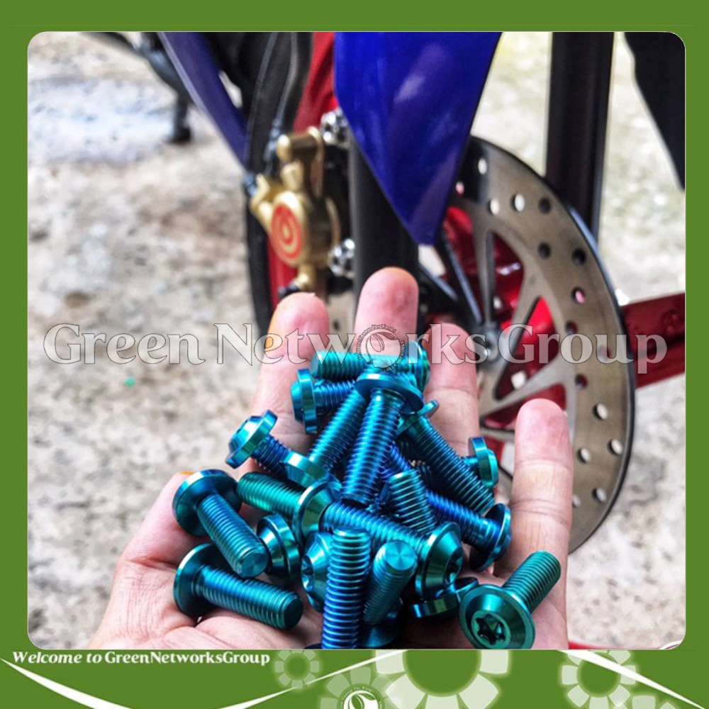 Ốc đĩa TITANIUM  8li25 GR5 mọi loại xe 35k/con