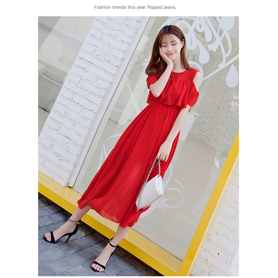 Đầm chiffon mùa hè | BigBuy360 - bigbuy360.vn