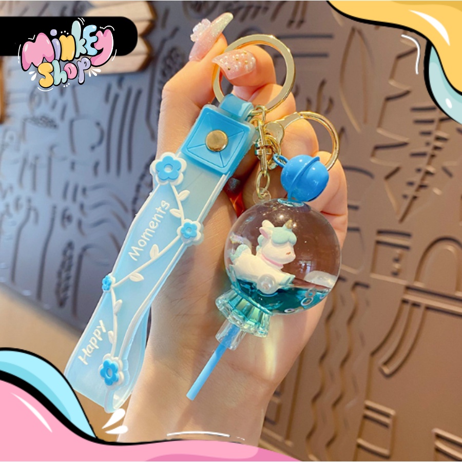 Móc Khóa Đẹp Hình Kẹo Mút Cute phụ kiện Túi Xách dễ thương -Minkey