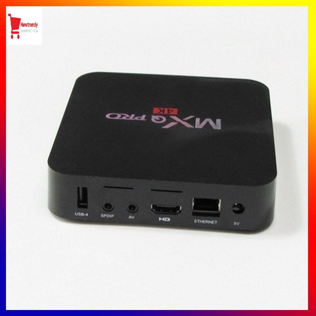 Hộp Tv Thông Minh 1000 Kênh Mxqpro Rk3229 Android 7.1k 1g + 8g Amlogic 4-core Cho Tv Box Android Uk Au Us Uk