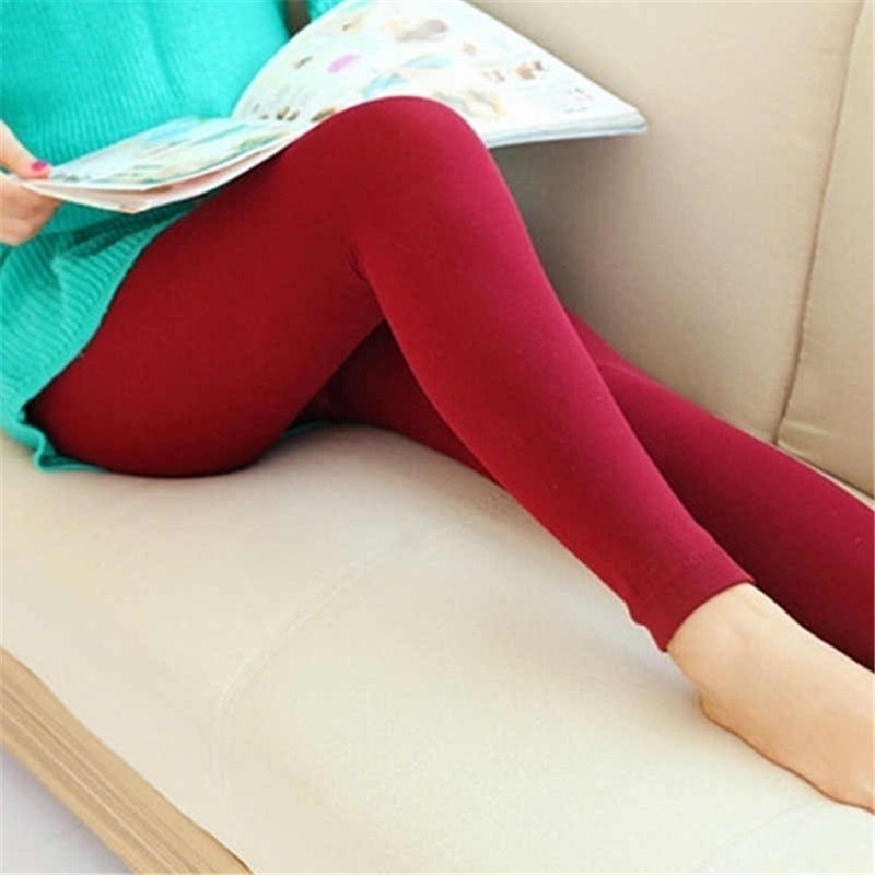 Leggings Autumn Women's Trousers Brushed Trousers Were Thin High Elasticity and Warm Integrated Pants | WebRaoVat - webraovat.net.vn