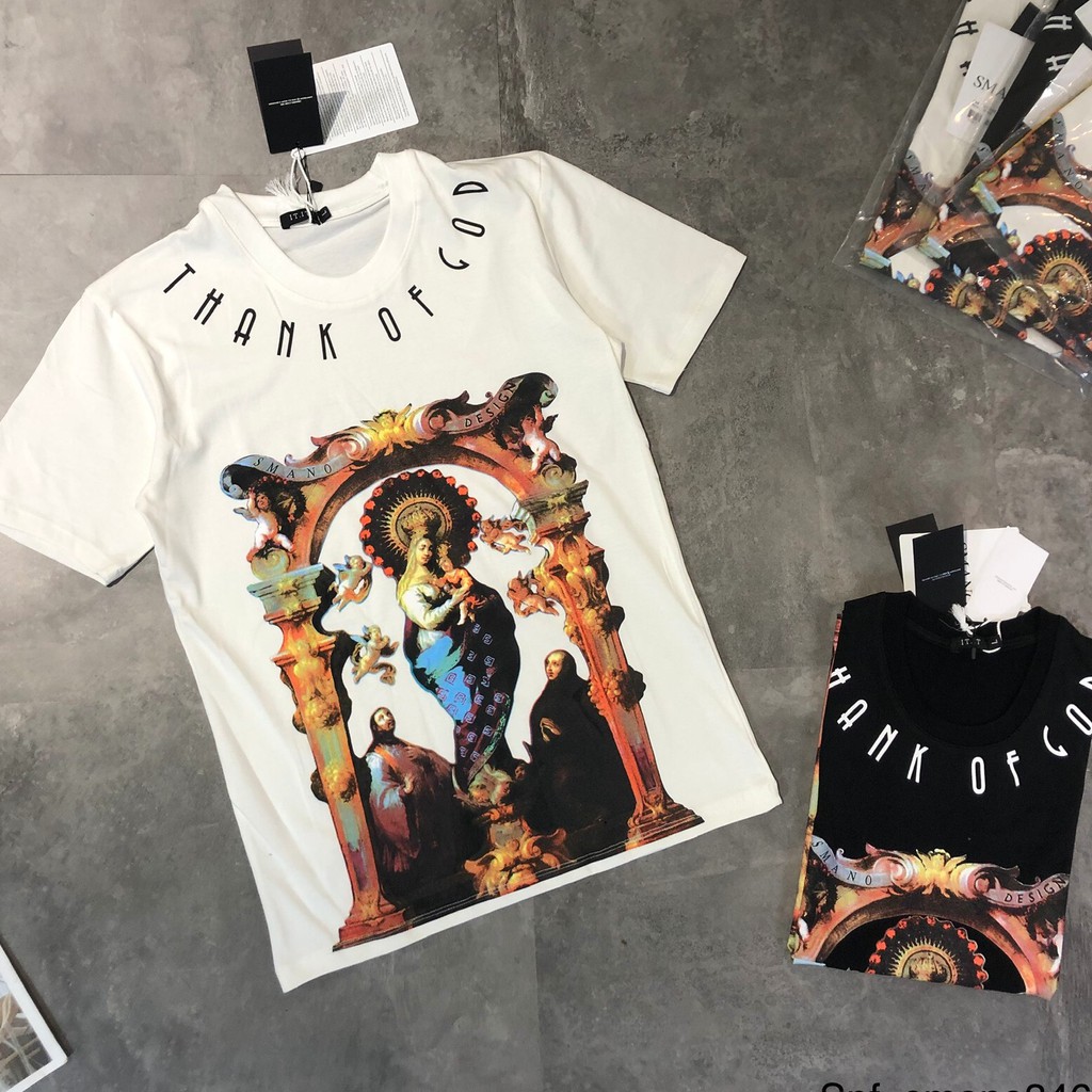 Áo Thun Unisex, Áo Phông Nam Nữ Hình 3D Đức Mẹ Chất Liệu Thun Cotton Thoáng Mát - AC99 - Shopmens | BigBuy360 - bigbuy360.vn