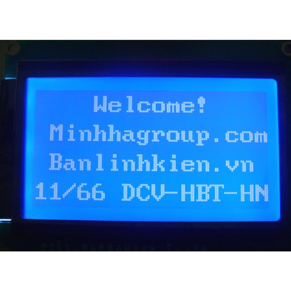 LCD12864A KS0108 5V Xanh Dương