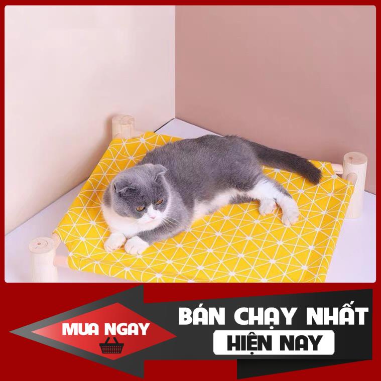 [ RẺ VÔ ĐỊCH ] Giường ngủ gỗ cao cấp dành cho thú cưng