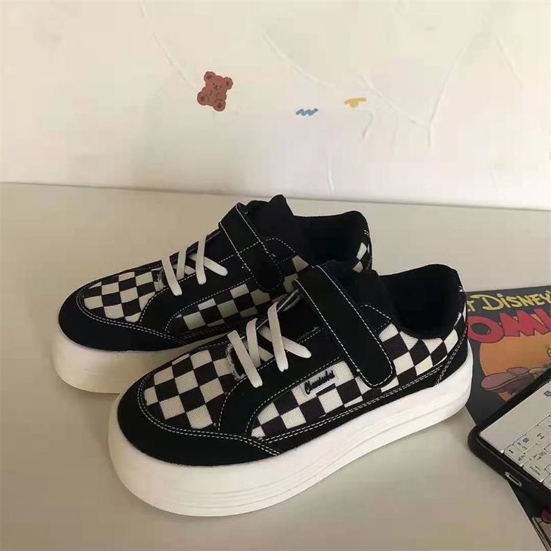 Giày Thể Thao Canvas 2022 Thiết Kế Dễ Thương Phong Cách Hồng Kông Thời Trang Xuân Thu