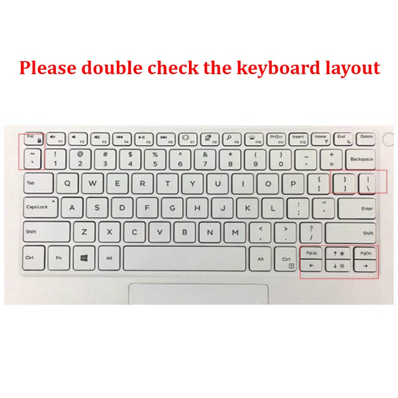 Miếng dán bảo vệ bàn phím máy tính Dell Xps13-9370 13.3 Inch bằng silicon mềm siêu mỏng