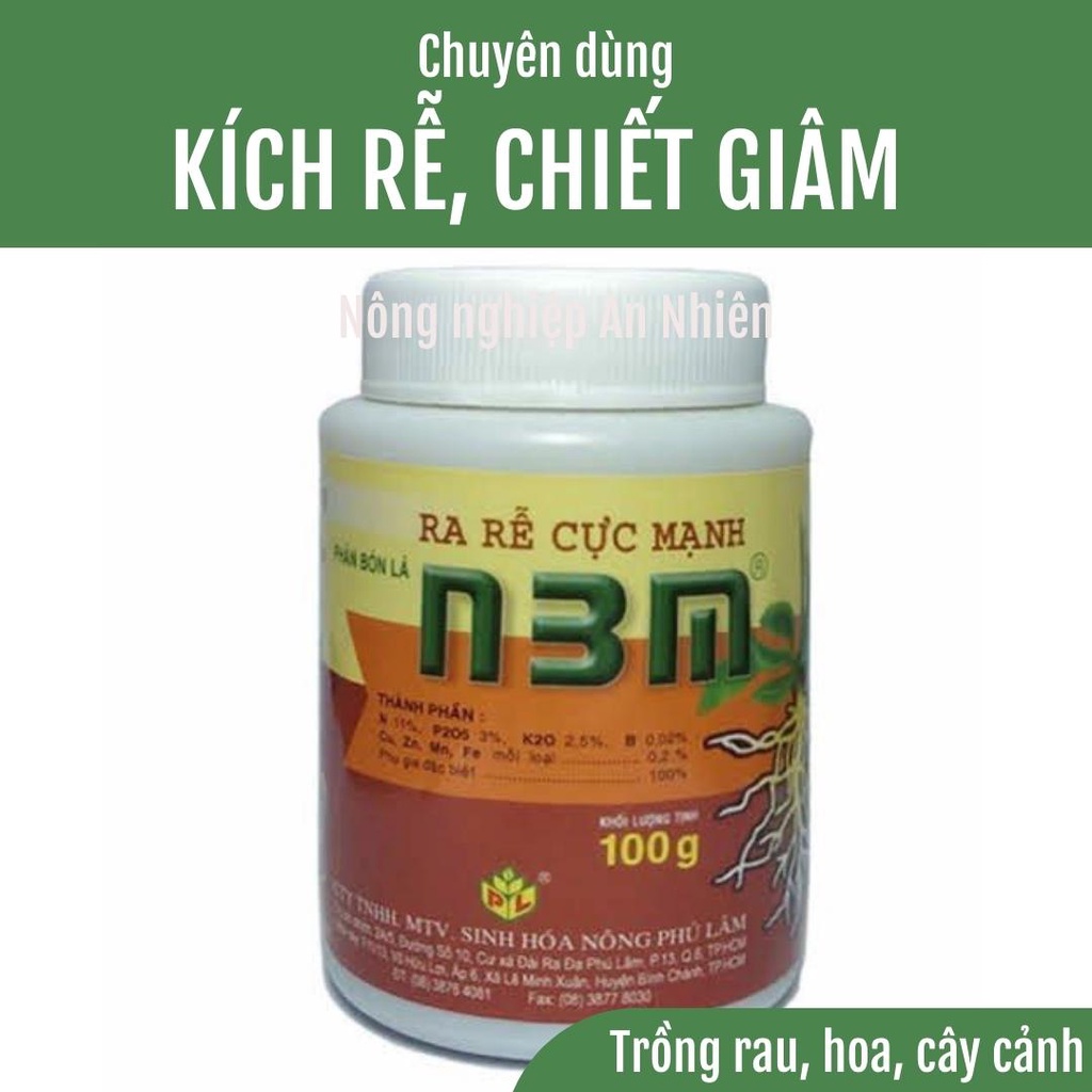 N3M KÍCH THÍCH RA RỄ CỰC MẠNH trồng rau, cây cảnh, hoa, phong lan, chiết giâm cành, kích hạt nảy mầm