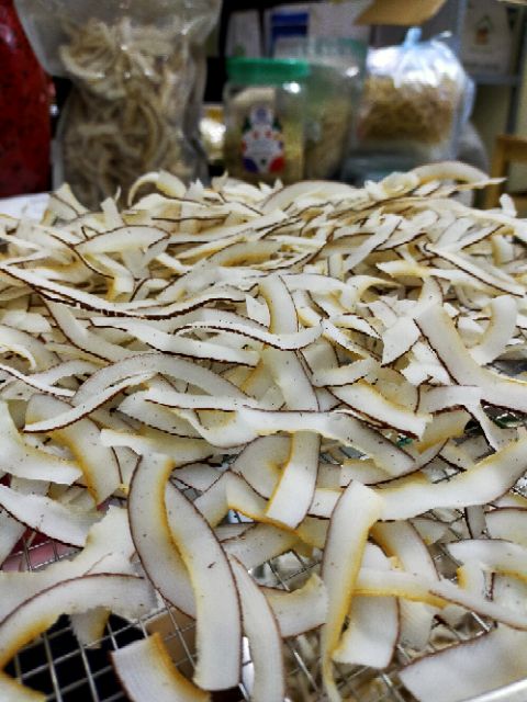 200g Dừa sấy khô giòn như bim bim thơm ngon (chấm tương ớt ngon) | BigBuy360 - bigbuy360.vn