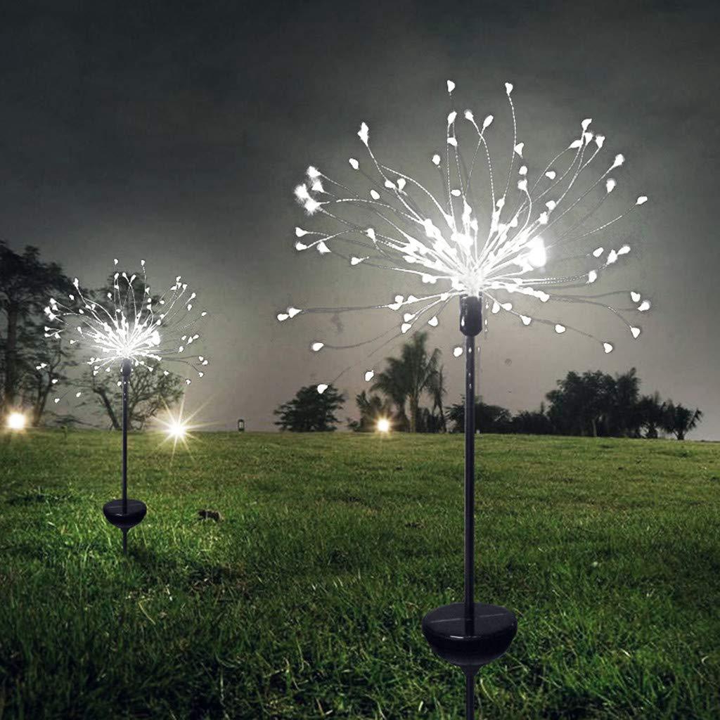 Đèn LED 90/120 bóng kiểu hoa bồ công anh trang trí sân vườn bằng quang năng