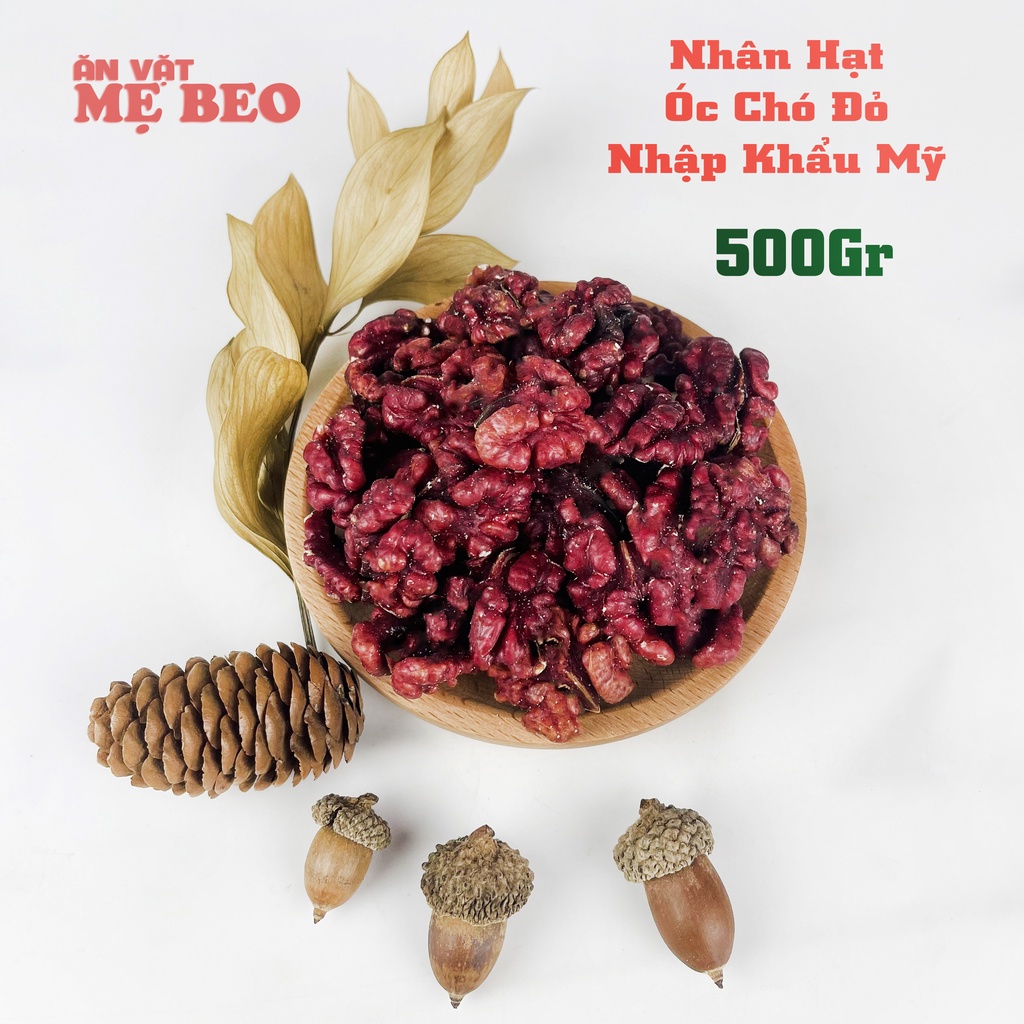 500Gr Nhân hạt óc chó đỏ Mỹ Sạch Vỏ